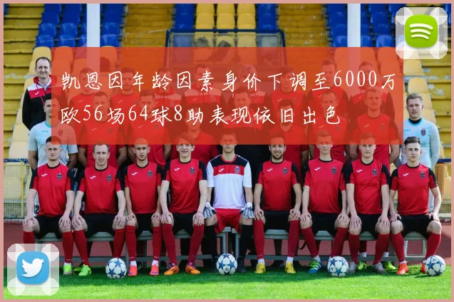 凯恩因年龄因素身价下调至6000万欧56场64球8助表现依旧出色